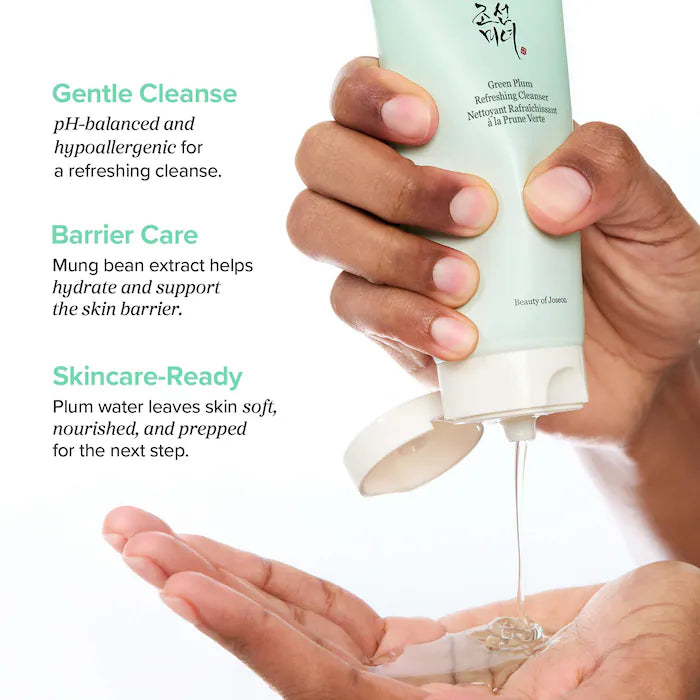 Beauty of Joseon Green Plum Refreshing Gel Cleanser  For All Skin Types, 100ml