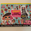 GIANT STICKER PAD WITH PLAY SCENES ASSORTED
