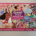 GIANT STICKER PAD WITH PLAY SCENES ASSORTED