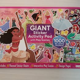 GIANT STICKER PAD WITH PLAY SCENES ASSORTED