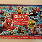 GIANT STICKER PAD WITH PLAY SCENES ASSORTED