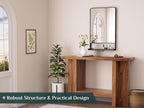 18x28 Inch Black Bathroom Mirror with Shelf, Rectangle Metal Bathroom Vanity Mirror with Storage