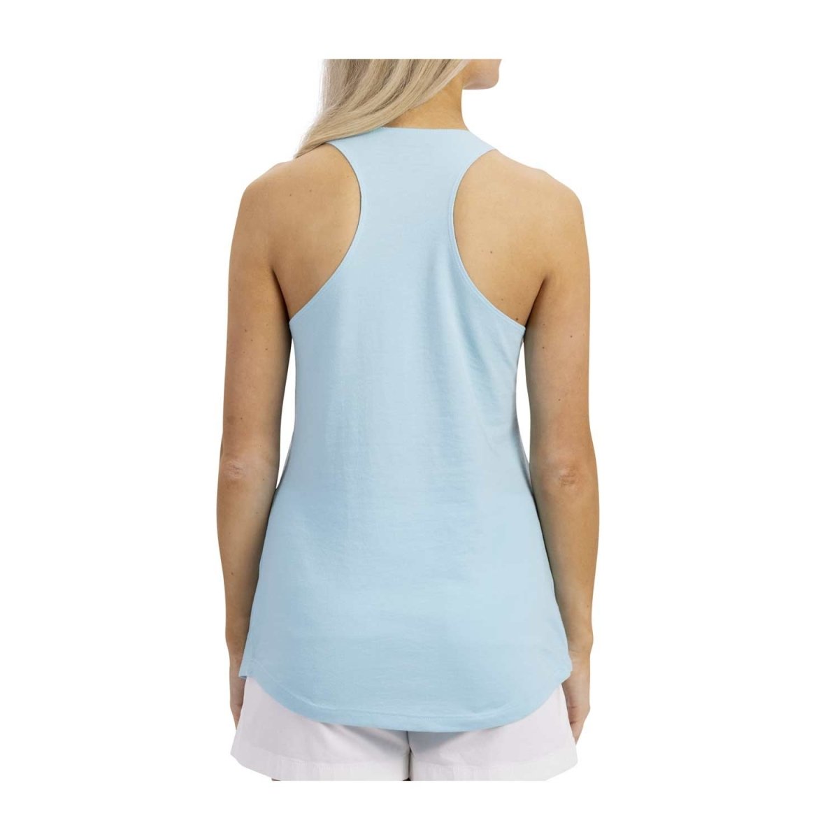 Pikachu Pokémon Summer Days Light Blue French Terry Racerback Tank Top - Women