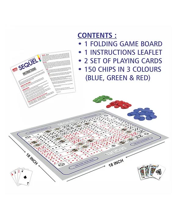 Ankit Toys & Games Board Game Educational Fun (Sequel Junior)