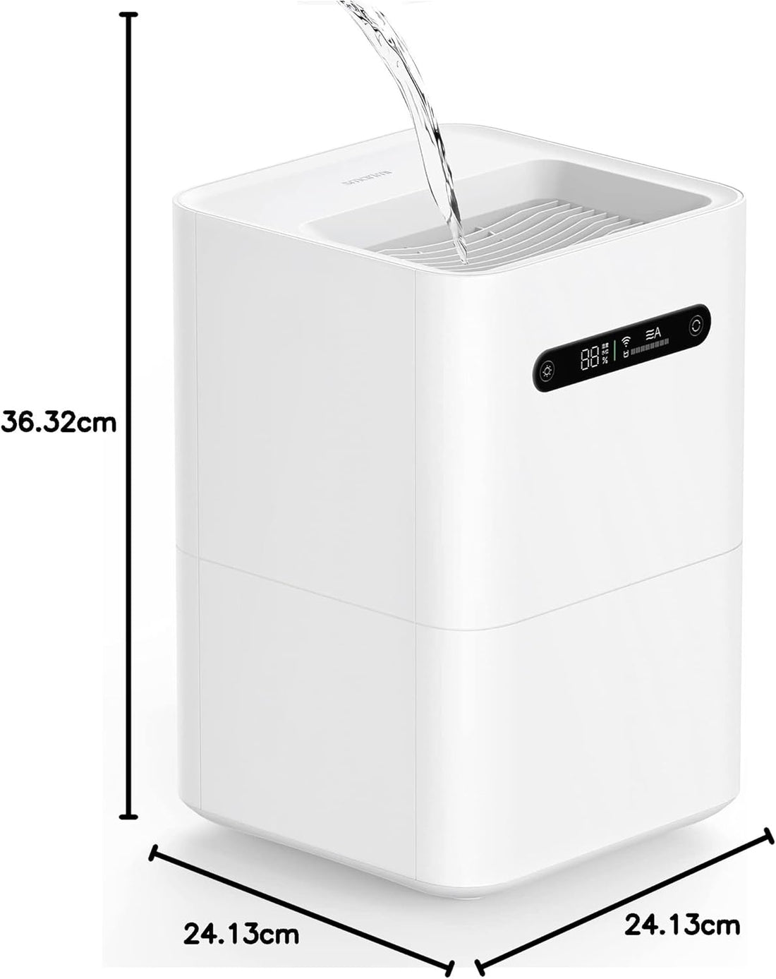 smartmi Evaporative Humidifiers, Cool No Mist Humidifiers for Bedroom, Air Humidifiers