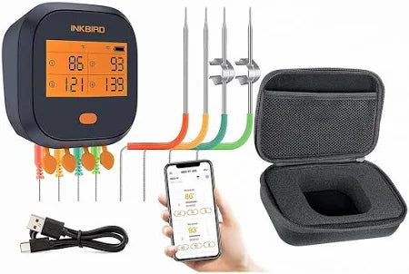 INKBIRD WiFi Wireless Meat Thermometer IBBQ-4T