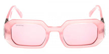 Swarovski SK 387 72S Pink Rectangular Plastic Sunglasses Frame 50-23-140 Stones