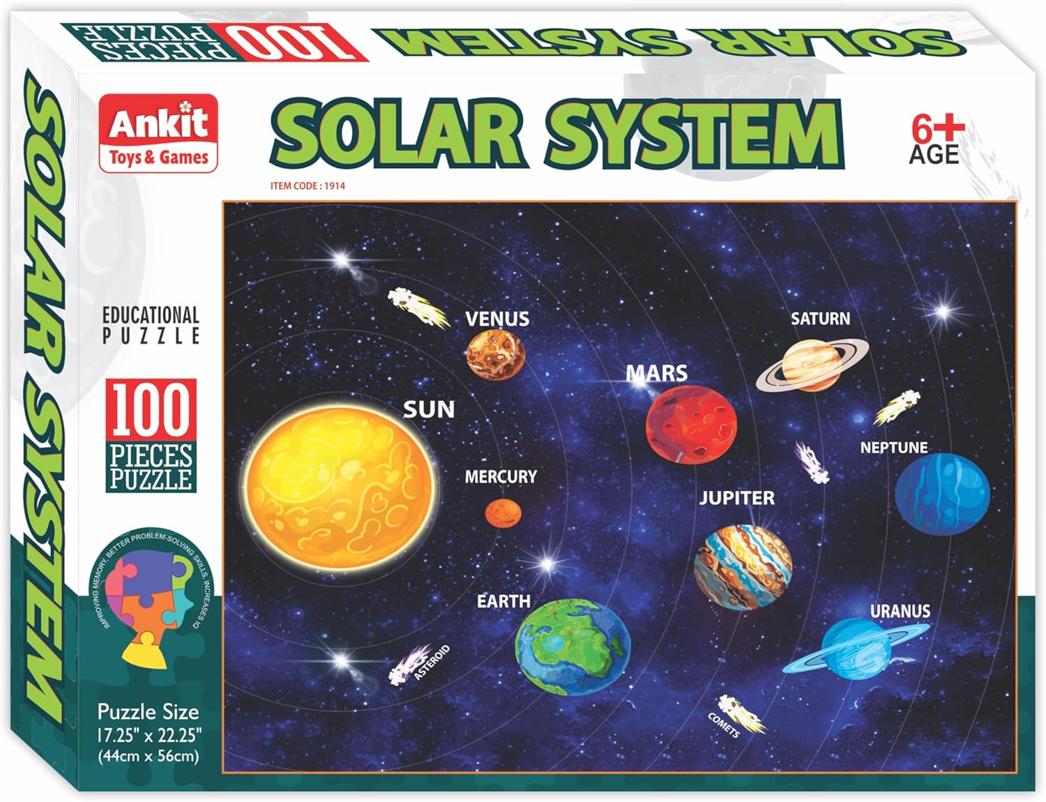 Ankit Toys & Games Global Warming 100-Piece Puzzle for Kids /ASSSORTED