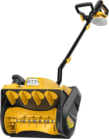 Cordless Snow Shovel for DeWalt 20V Battery (Tool Only), 12-Inch Electric Snow Blower with LED Light & Directional Plate, 23FT Throw Distance for Patio/Deck/Driveway
