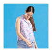 Pokémon Tropical Sunny Seas Purple Sleeveless Tropical Shirt - Women