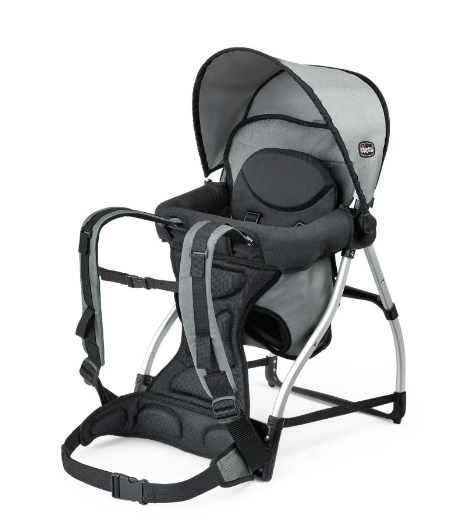Chicco SmartSupport Backpack Baby Carrier - Grey (Grey/Black)
