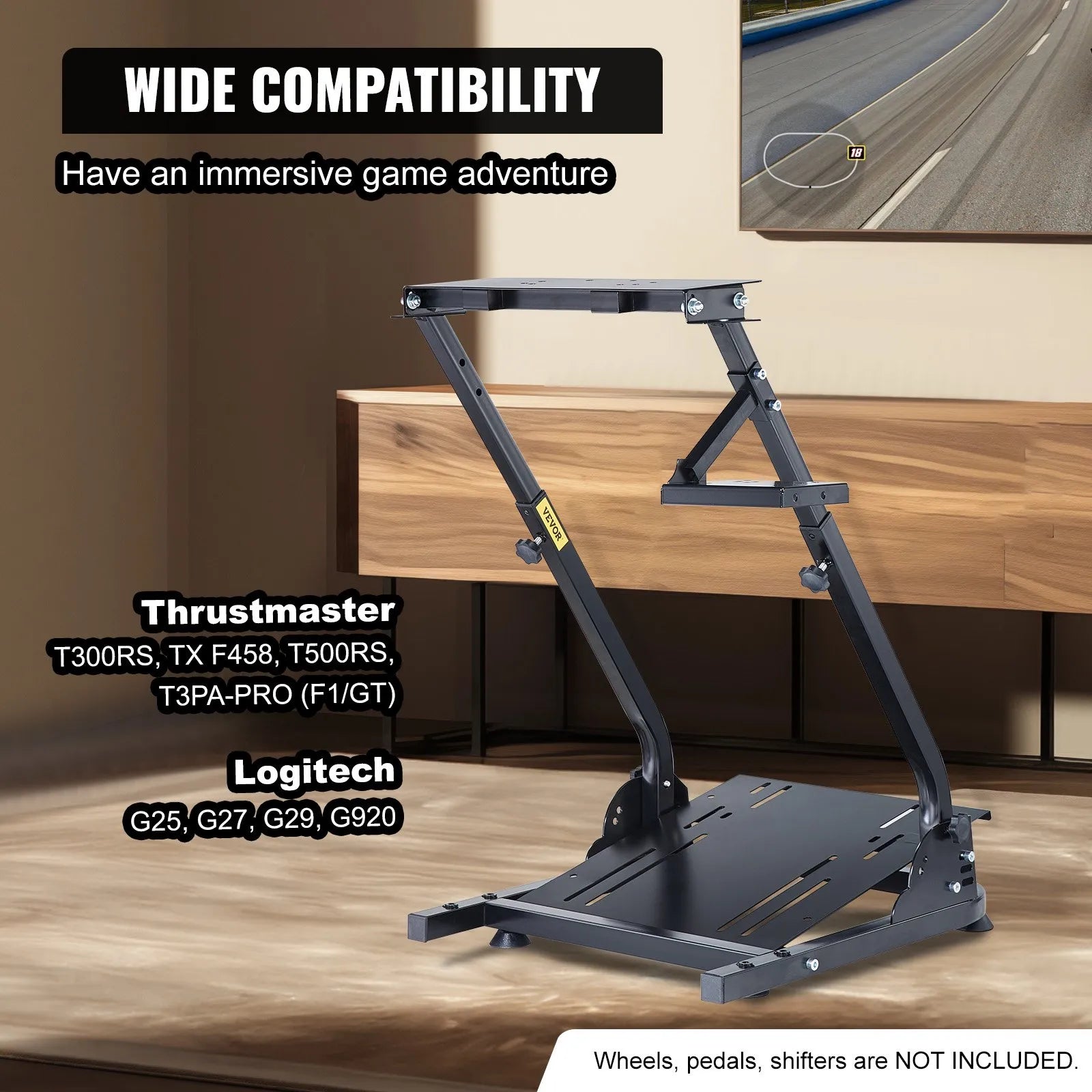 VEVOR G920 Racing Steering Wheel Stand Shifter Mount fit for Logitech G27 G25 G29
