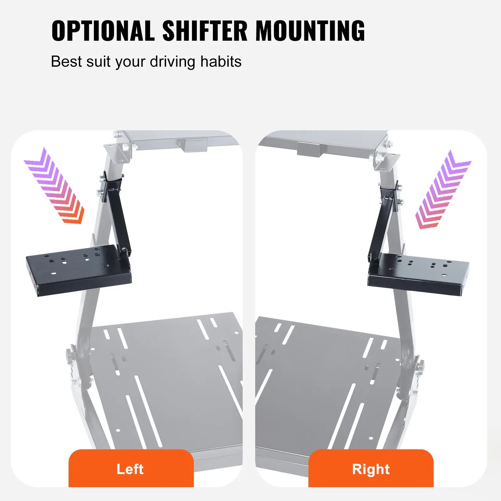 VEVOR G920 Racing Steering Wheel Stand Shifter Mount fit for Logitech G27 G25 G29