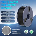 SUNLU TPU 3D Printer Filament 4KG Bundle, High Speed 95A TPU Filament 1.75mm