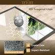 Matte Black Mirror 42 x 36 Beveled Rectangle Bathroom Vanity Mirror for Over Sink, Tempered Glass