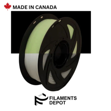 Filaments Depot PETG 1.75mm 1kg - Glow in the Dark Green