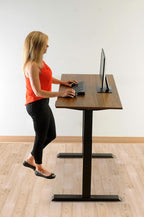 TechOrbits 47 Inch Electric Standing Desk Frame with Tabletop - Motorized Workstation