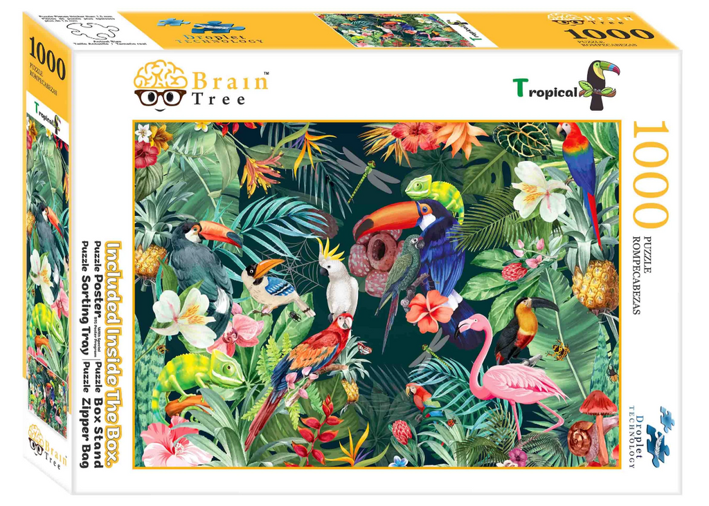 1000 Piece Jigsaw Puzzle with a perfect blend /Brain Tree Games /ASSORTED