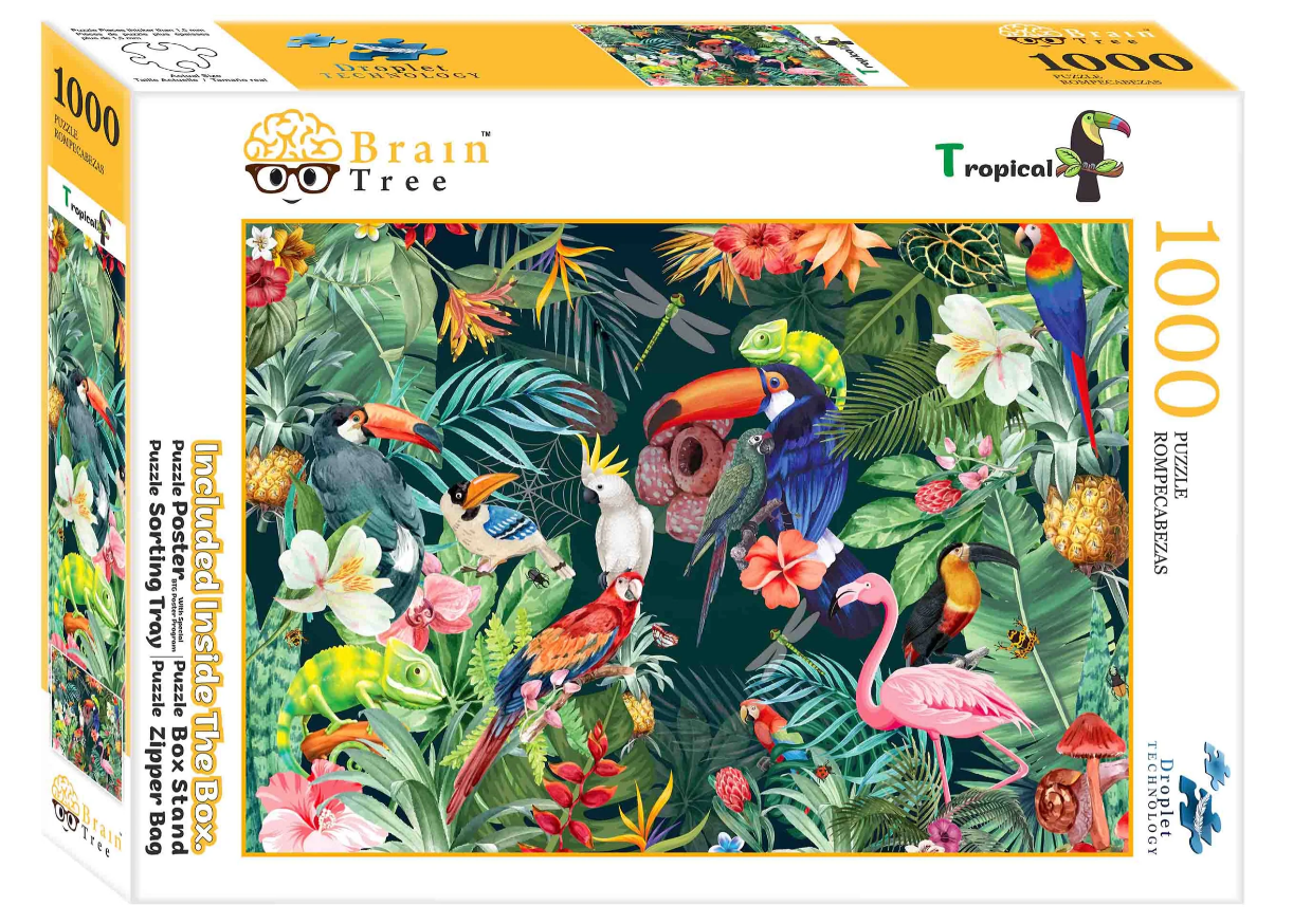 1000 Piece Jigsaw Puzzle with a perfect blend /Brain Tree Games /ASSORTED