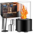 Glass Ethanol Outdoor Tabletop Fireplace with Flame Guard Foter