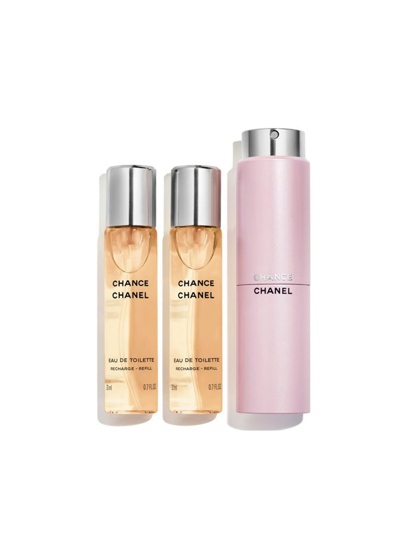 CHANEL Chance Twist and Spray Eau De Toilette - 3x0.7oz