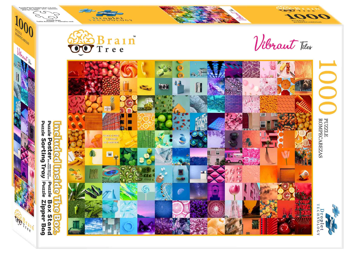1000 Piece Jigsaw Puzzle with a perfect blend /Brain Tree Games /ASSORTED