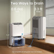 Waykar 2000 Sq. Ft Most Efficient Energy Star 2025 Home & Basement Dehumidifier