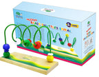 Little Genius Wooden Beads Shuttles Spiral, 3 Years & Above, Preschool Toys