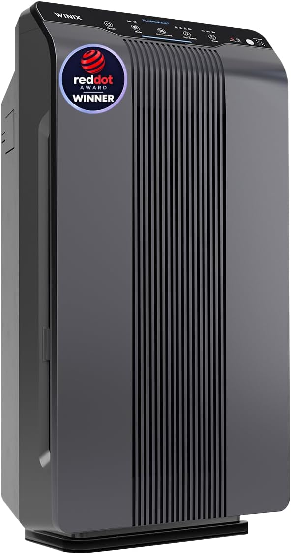 WINIX 5300-2 Air Purifier for Home Large Room Up to 1740 Ft² in 1 Hr With Air Quality Monitor, True HEPA, Carbon Filter and Auto Mode, Captures Pet Allergies, Smoke, Dust