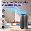 WINIX 5300-2 Air Purifier for Home Large Room Up to 1740 Ft² in 1 Hr With Air Quality Monitor, True HEPA, Carbon Filter and Auto Mode, Captures Pet Allergies, Smoke, Dust