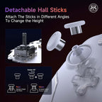 EasySMX X20 Wireless PC Controller with Mech Buttons, 2-Stage Hall Effect Stick