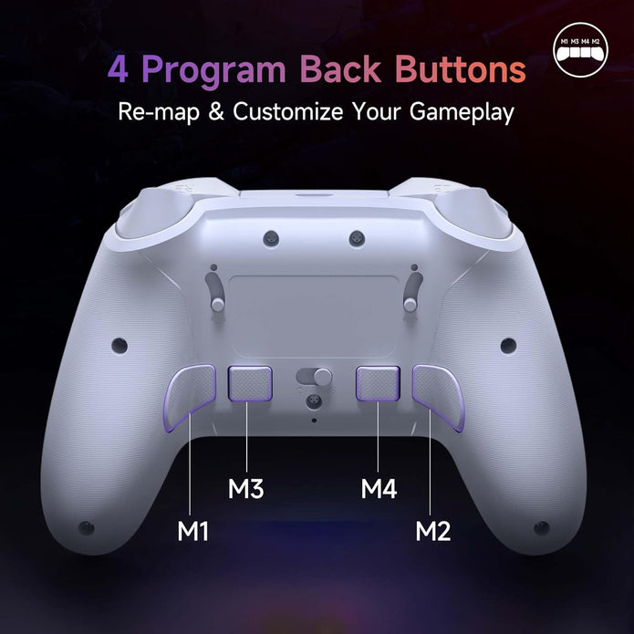 EasySMX X20 Wireless PC Controller with Mech Buttons, 2-Stage Hall Effect Stick