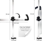 Zozen Drywall Cutting Tool, Foldable Drywall Cutter, Metric + Imperial Scale, Easy Ripper