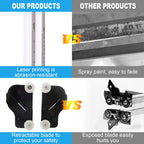 Zozen Drywall Cutting Tool, Foldable Drywall Cutter, Metric + Imperial Scale, Easy Ripper
