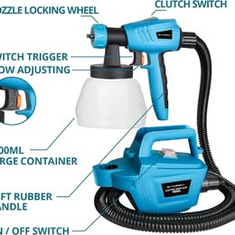 Tilswall Paint Sprayer,800W HVLP Spray Gun,Electric Paint Spray Gun