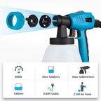 Tilswall Paint Sprayer,800W HVLP Spray Gun,Electric Paint Spray Gun