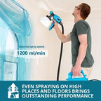 Tilswall Paint Sprayer,800W HVLP Spray Gun,Electric Paint Spray Gun